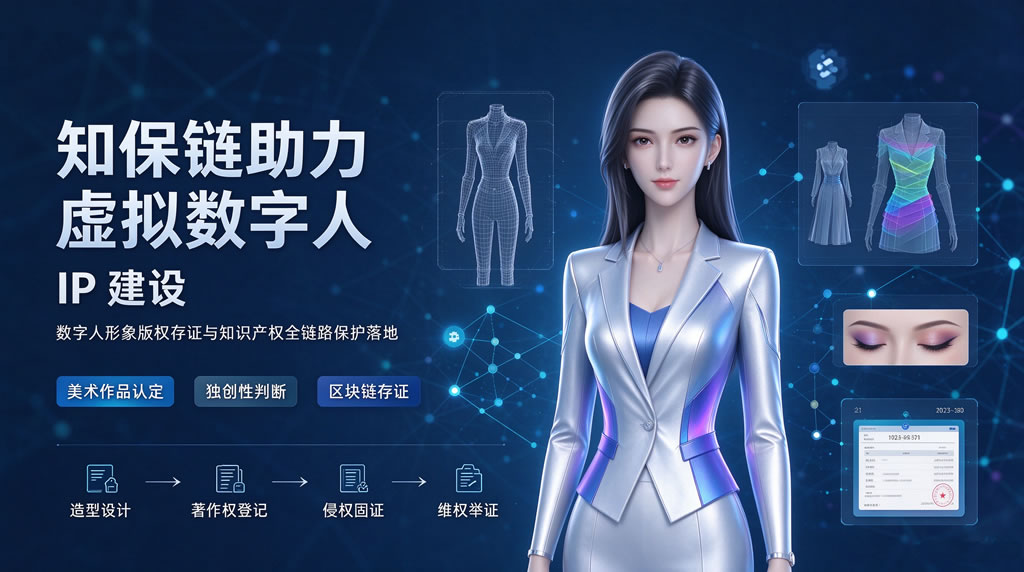 助力虚拟数字人 IP 建设：数字人形象版权存证与知识产权全链路保护